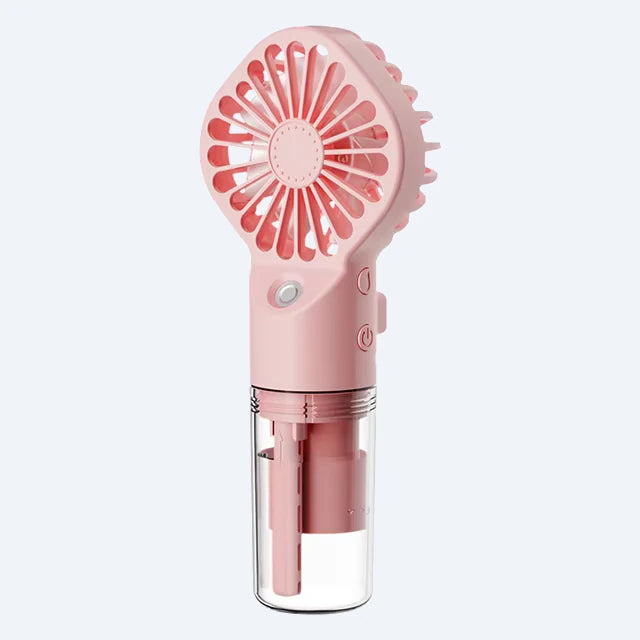 Portable Fan - Handheld w/ Misting Feature